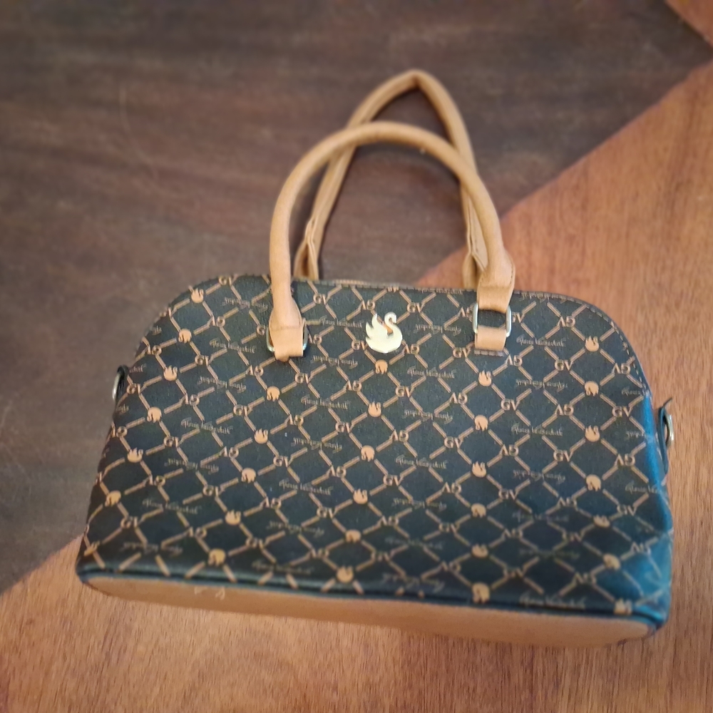 Black and Tan Women's Handbag